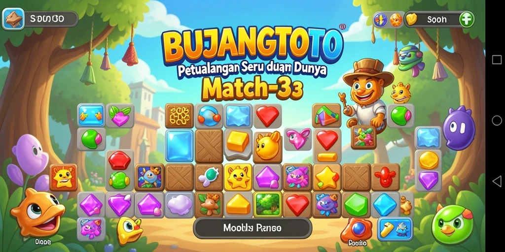 Screenshot menampilkan gameplay seru dan tantangan di BUJANGTOTO.