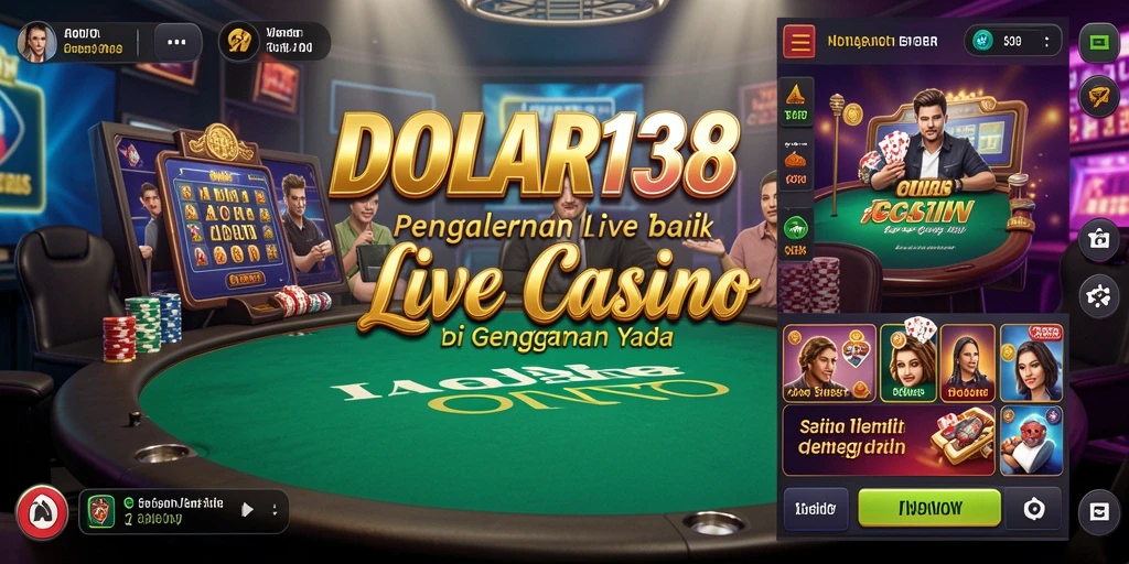 Tampilan menegangkan permainan Live Casino DOLAR138 yang mengasyikkan.