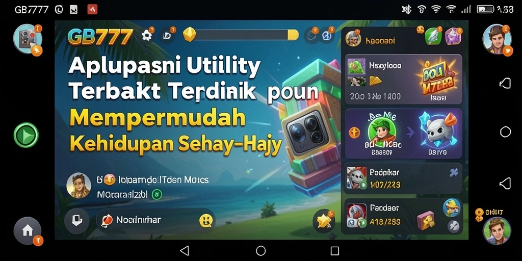 Tampilan antarmuka GB777 yang modern dan mudah digunakan.