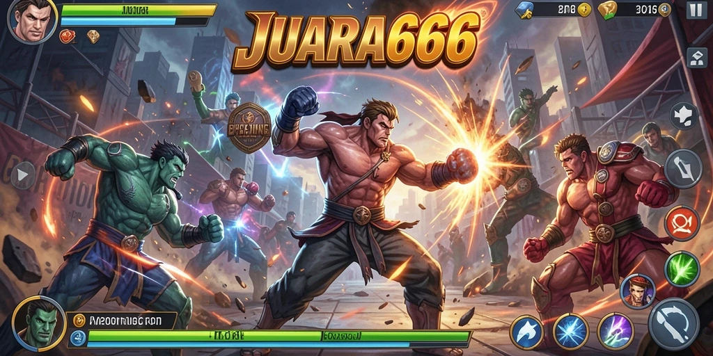 Gameplay seru dan mendebarkan dalam JUARA666, pertarungan epik menanti!