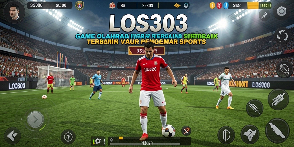 Screenshot gameplay LOS303 menampilkan pertandingan olahraga yang seru dan mendebarkan.