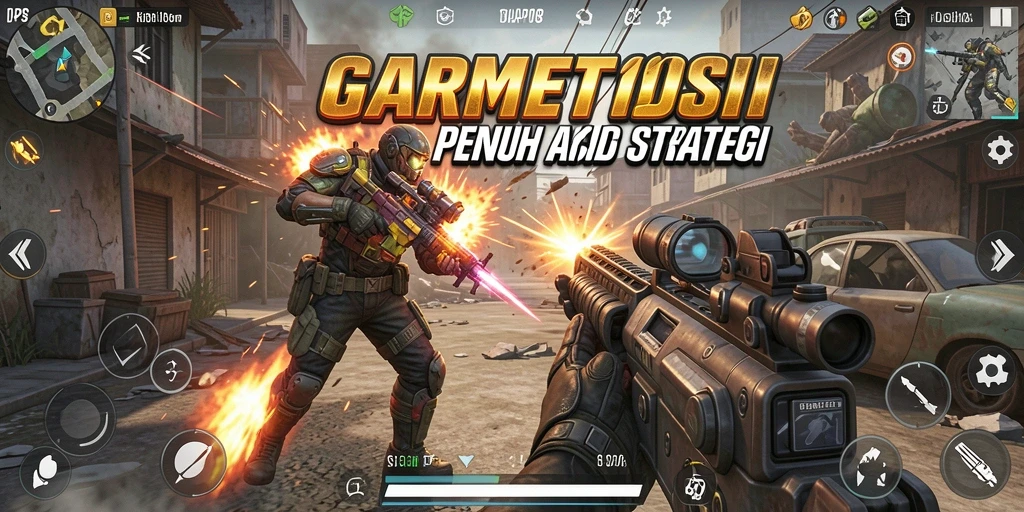 Tampilan gameplay seru di SIAP108 dengan aksi tembak-menembak.