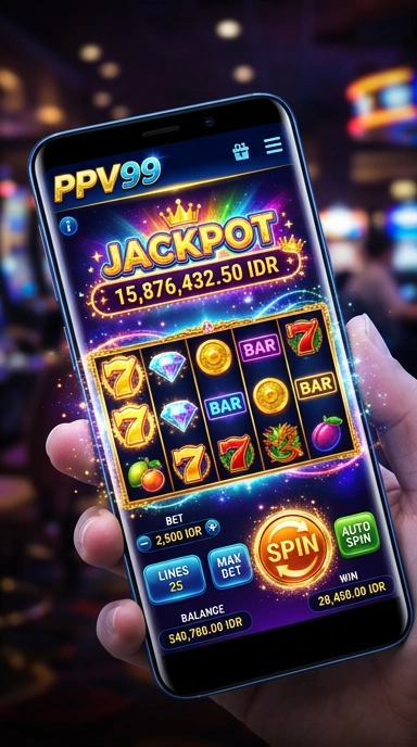 Antarmuka pengguna aplikasi ppv99 yang intuitif.